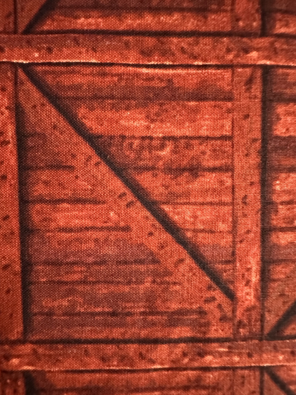 Patchwork Baumwolle - Holzkiste Rot